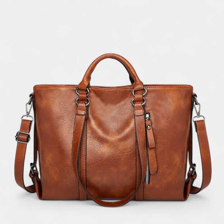 NADIA OVERSIZED LEATHER BAG