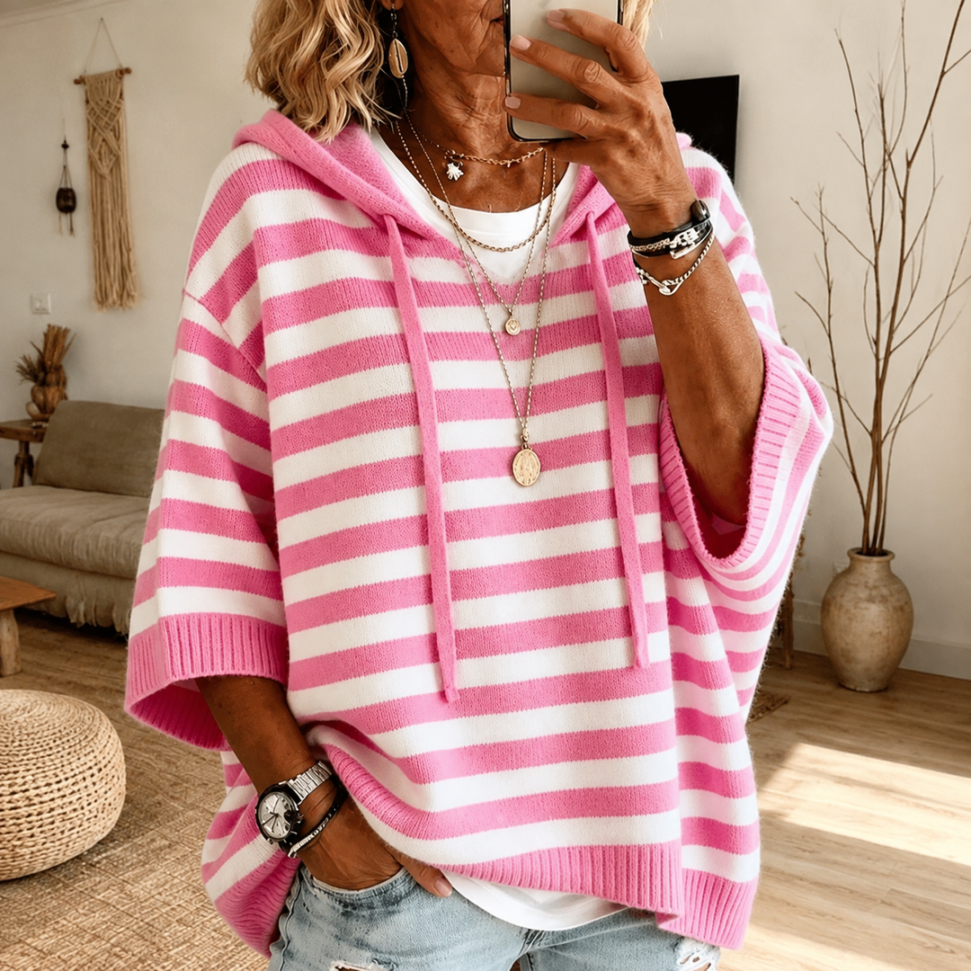 EMILIE™ – COZY KNITTED PONCHO HOODIE