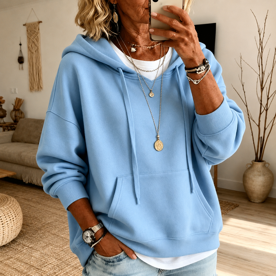 INES™ – ELEGANT COZY PONCHO HOODIE