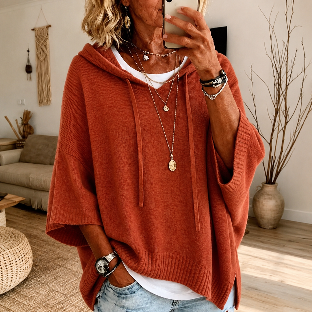 OCEANE™ – ELEGANT COZY PONCHO HOODIE