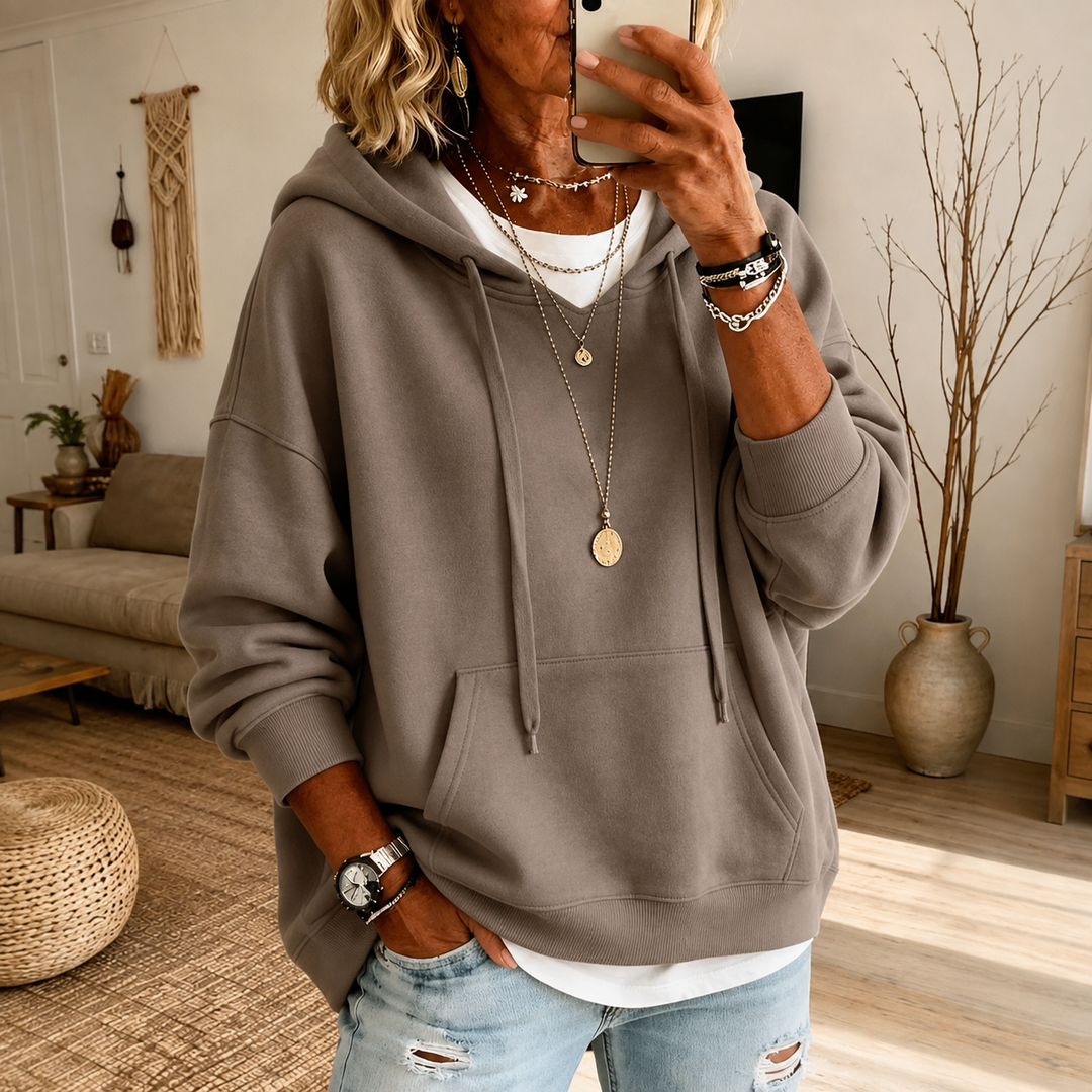 ELLA™ – ELEGANT COZY PONCHO HOODIE