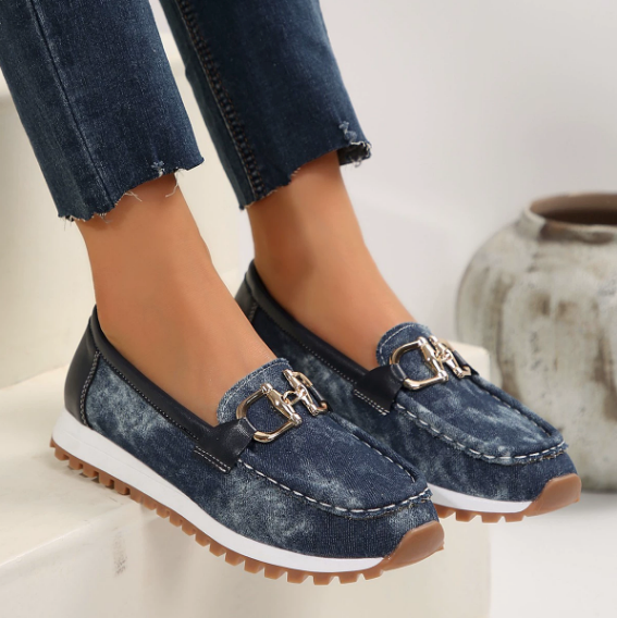 ELIZA™ - ELEGANT COMFORT BUCKLE LOAFERS