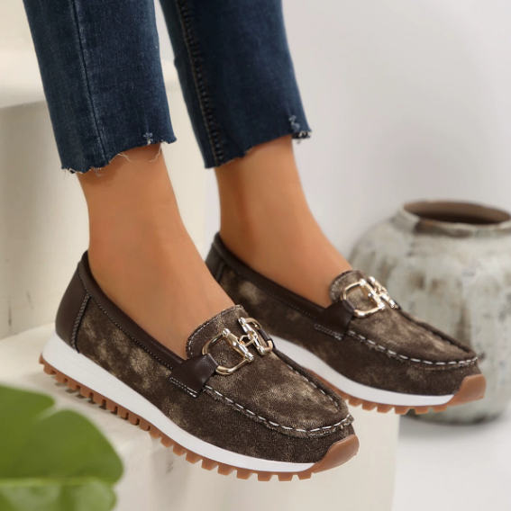 ELIZA™ - ELEGANT COMFORT BUCKLE LOAFERS