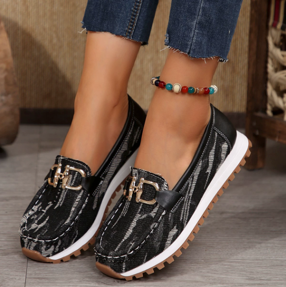 ELIZA™ - ELEGANT COMFORT BUCKLE LOAFERS