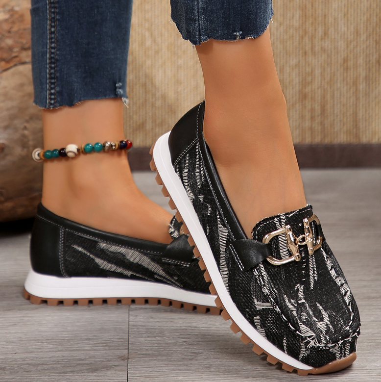 ELIZA™ - ELEGANT COMFORT BUCKLE LOAFERS
