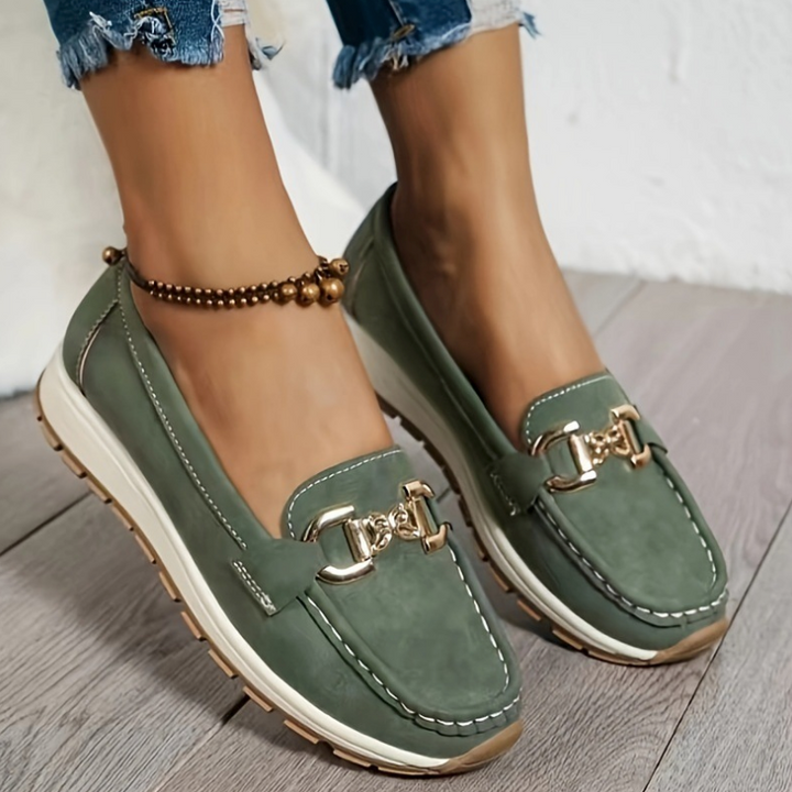 ELOISE™ - ELEGANT COMFORT BUCKLE LOAFERS