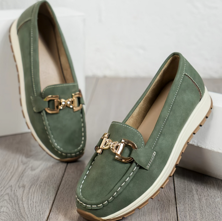 ELOISE™ - ELEGANT COMFORT BUCKLE LOAFERS