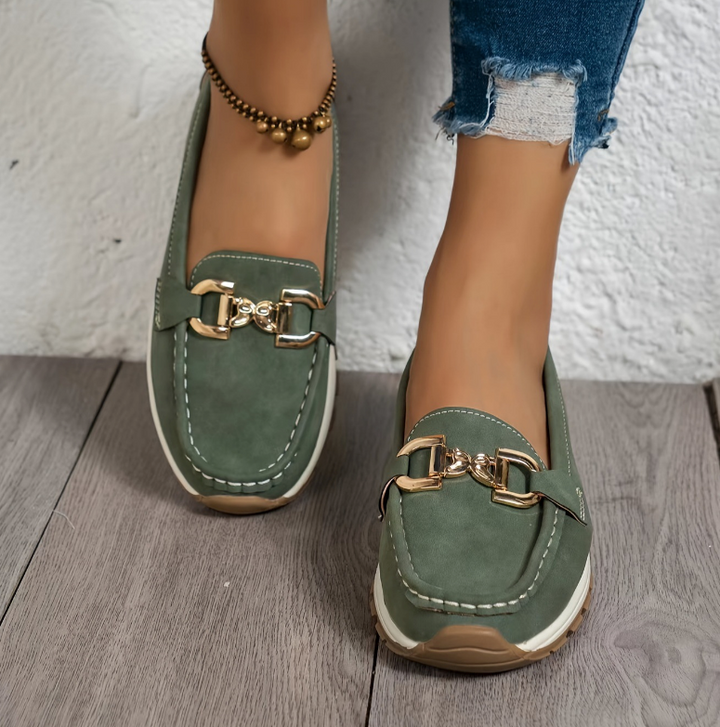 ELOISE™ - ELEGANT COMFORT BUCKLE LOAFERS