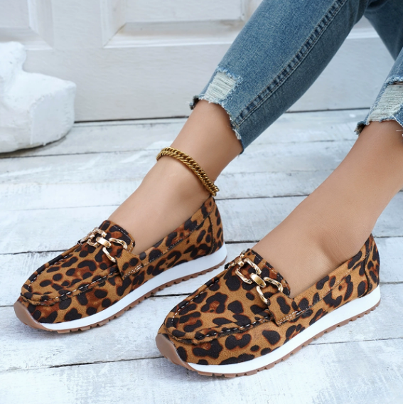 EVERLY™ - ELEGANT LEOPARD PRINT LOAFERS