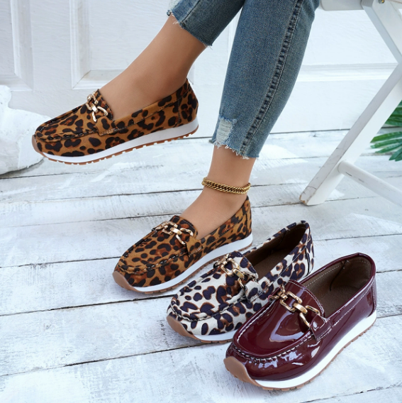 EVERLY™ - ELEGANT LEOPARD PRINT LOAFERS