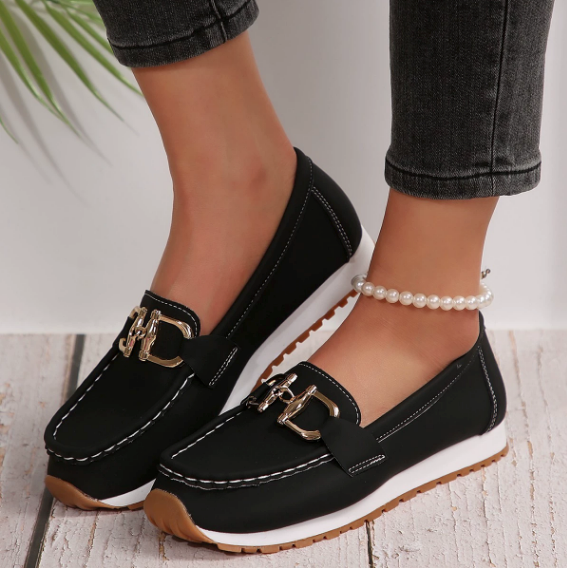 ESTELLE™ - ELEGANT COMFORT BUCKLE LOAFERS