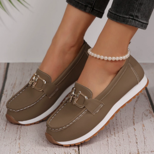 ESTELLE™ - ELEGANT COMFORT BUCKLE LOAFERS