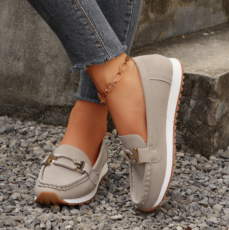 EMELIA™ - ELEGANT COMFORT BUCKLE LOAFERS