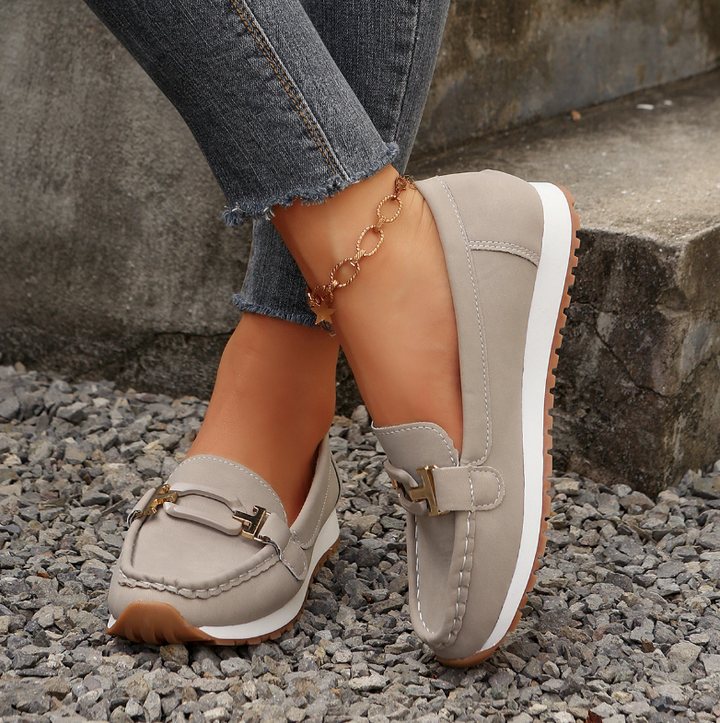 EMELIA™ - ELEGANT COMFORT BUCKLE LOAFERS