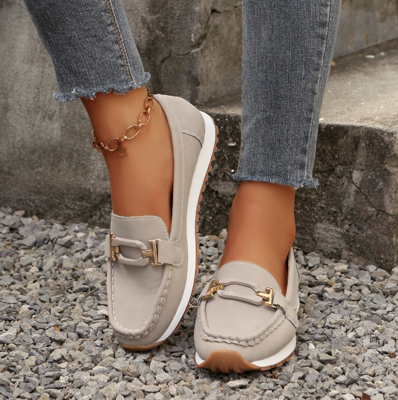 EMELIA™ - ELEGANT COMFORT BUCKLE LOAFERS