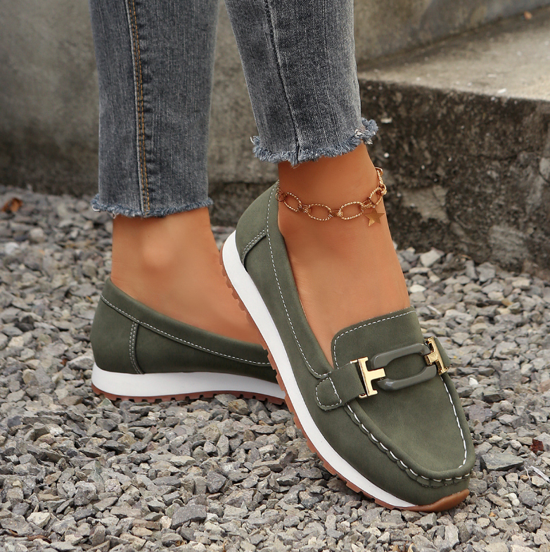 EMELIA™ - ELEGANT COMFORT BUCKLE LOAFERS