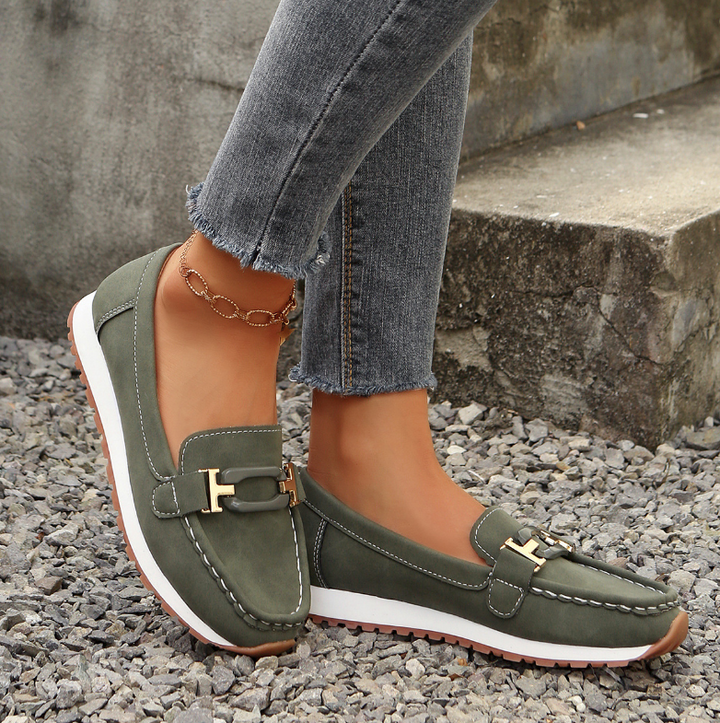 EMELIA™ - ELEGANT COMFORT BUCKLE LOAFERS