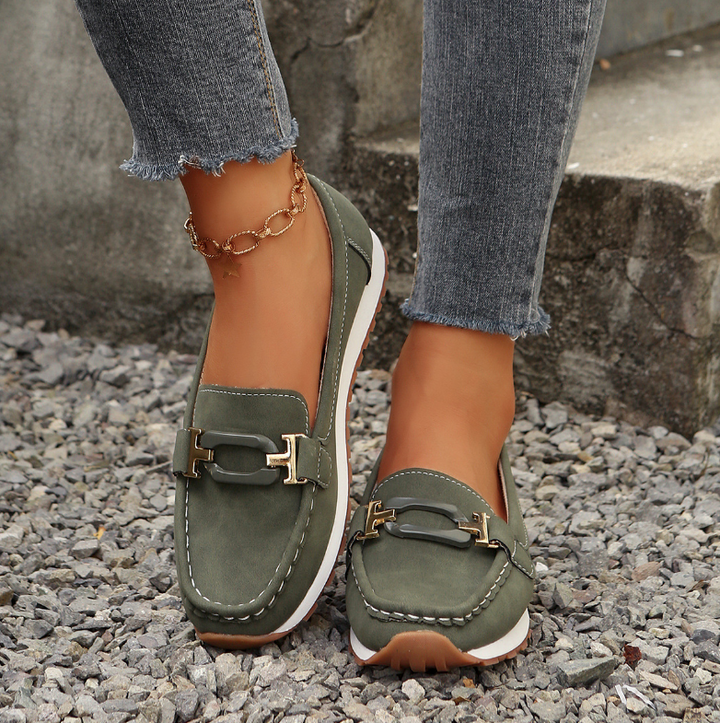 EMELIA™ - ELEGANT COMFORT BUCKLE LOAFERS