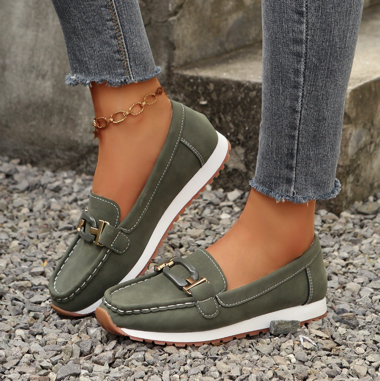 EMELIA™ - ELEGANT COMFORT BUCKLE LOAFERS