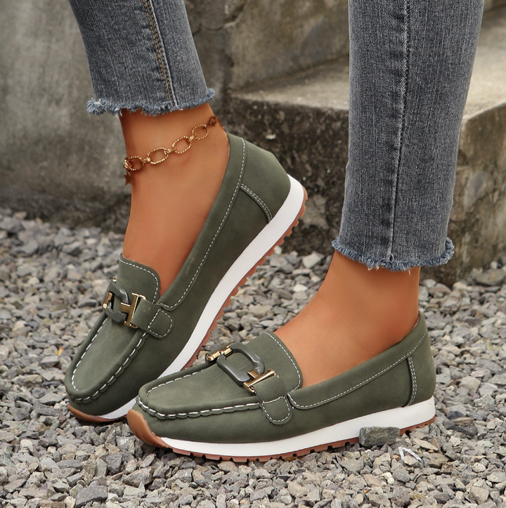 EMELIA™ - ELEGANT COMFORT BUCKLE LOAFERS