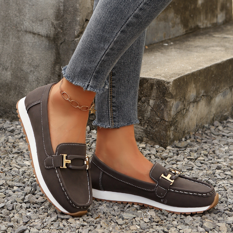 EMELIA™ - ELEGANT COMFORT BUCKLE LOAFERS