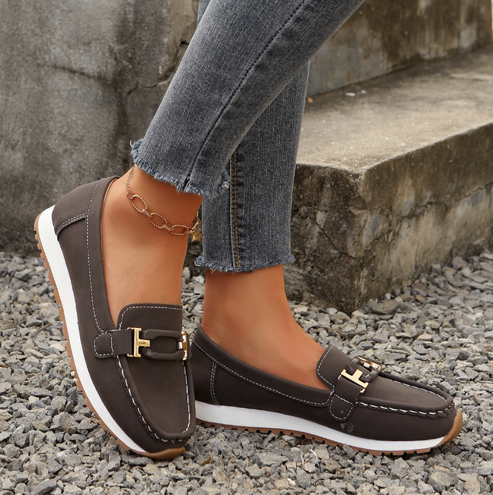 EMELIA™ - ELEGANT COMFORT BUCKLE LOAFERS