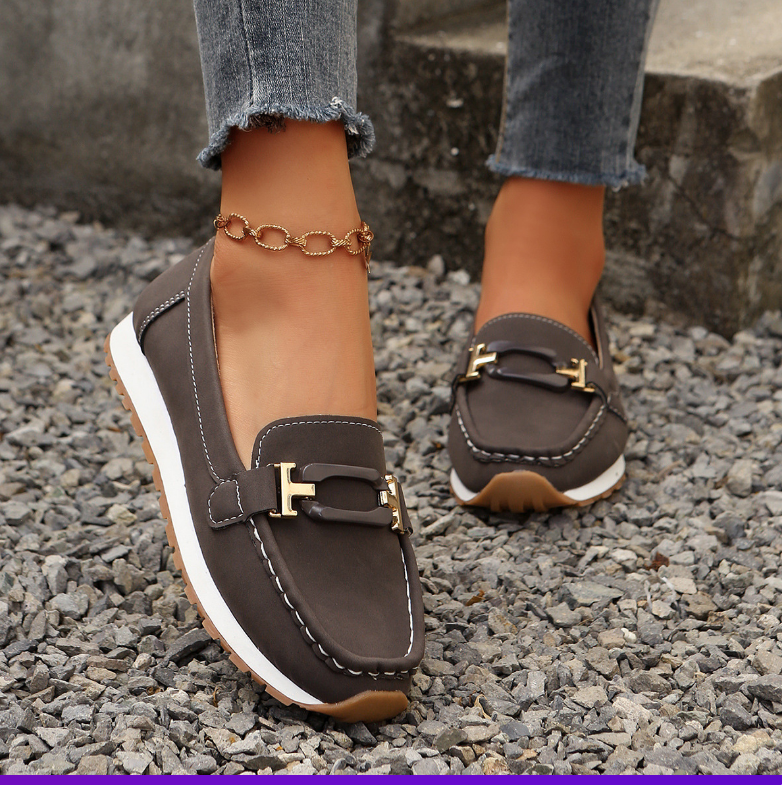 EMELIA™ - ELEGANT COMFORT BUCKLE LOAFERS