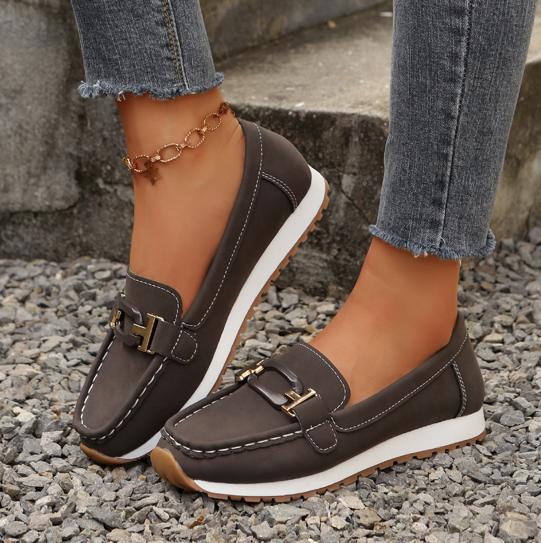 EMELIA™ - ELEGANT COMFORT BUCKLE LOAFERS