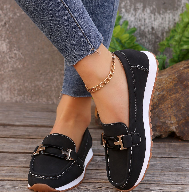 EMILY™ - ELEGANT COMFORT CHAIN LOAFERS