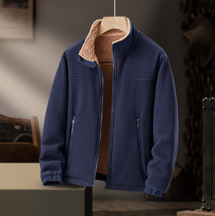 GRAYSON™ - ELEGANT PLUSH COLLAR COAT