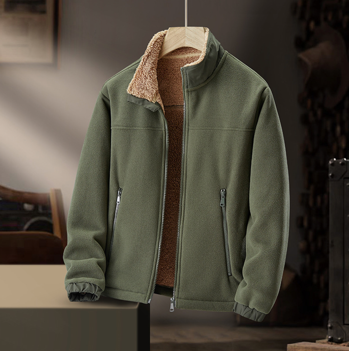 GRAYSON™ - ELEGANT PLUSH COLLAR COAT