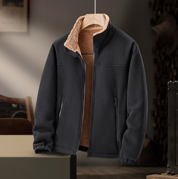 GRAYSON™ - ELEGANT PLUSH COLLAR COAT