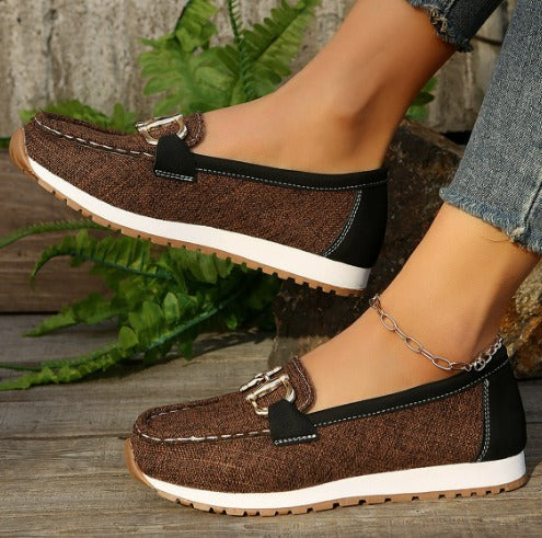 ESME™ - ELEGANT FLAT BUCKLE LOAFERS