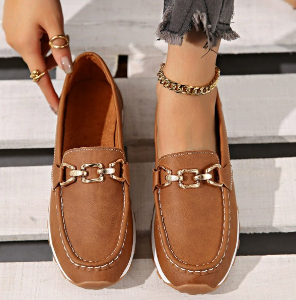 ELLA™ - ELEGANT COMFORT BUCKLE LOAFERS