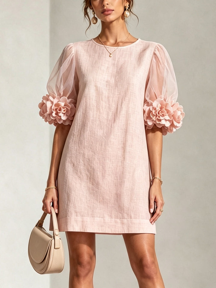 PENELOPE™ - ELEGANT FLORAL MINI DRESS