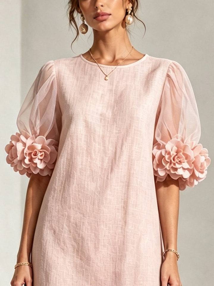 PENELOPE™ - ELEGANT FLORAL MINI DRESS
