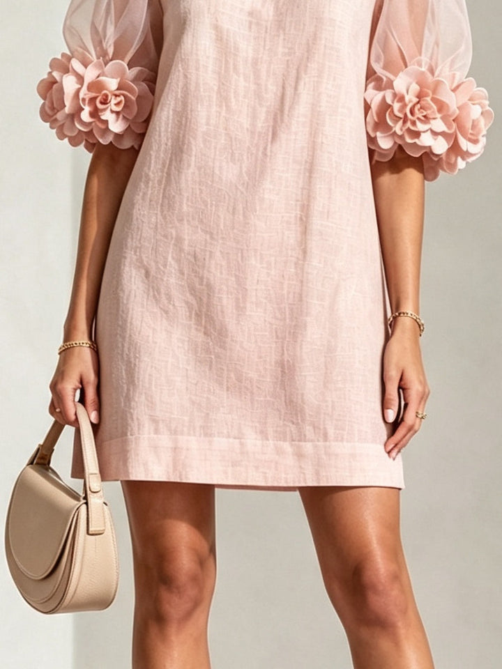 PENELOPE™ - ELEGANT FLORAL MINI DRESS