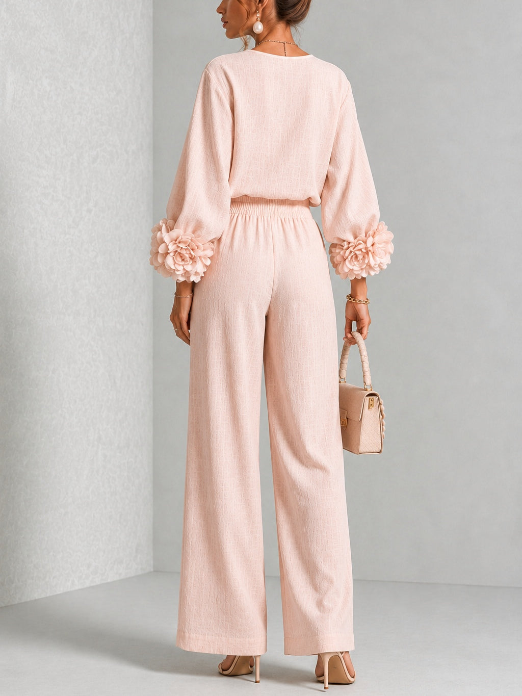 CARYS™ - FLORAL-CUFF TWO-PIECE SET