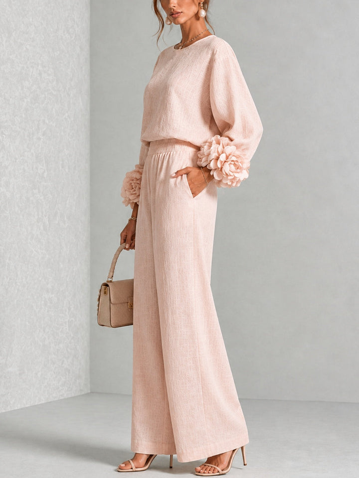 CARYS™ - FLORAL-CUFF TWO-PIECE SET
