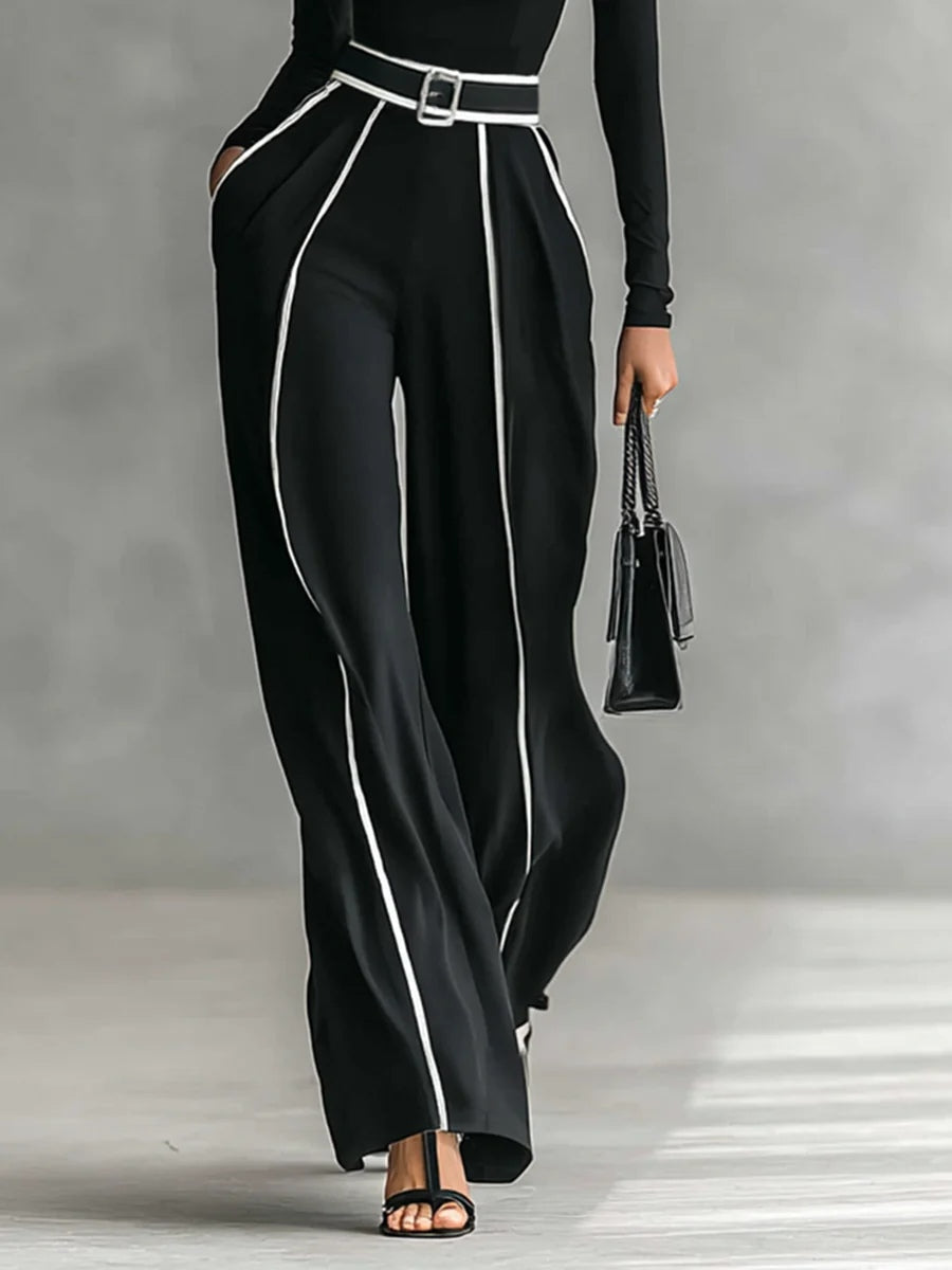 EMMA™ - ELEGANT COLLARED TWO-PIECE SET