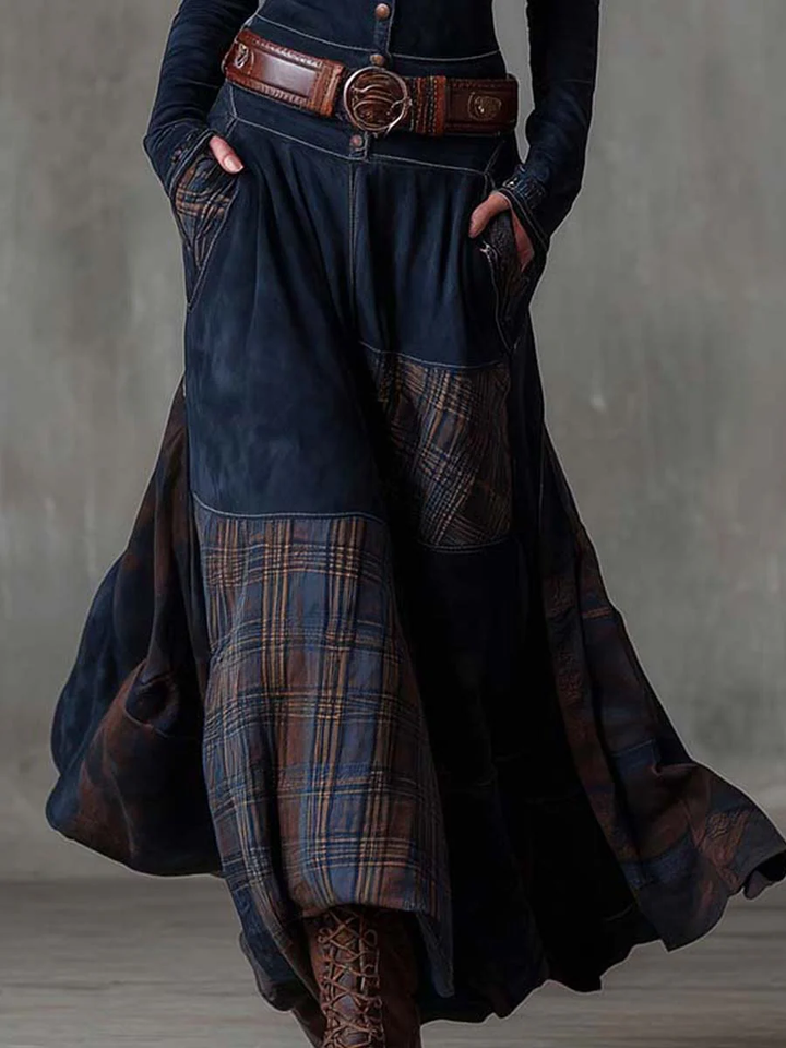 ELISE™ - ELEGANT SUEDE MAXI DRESS