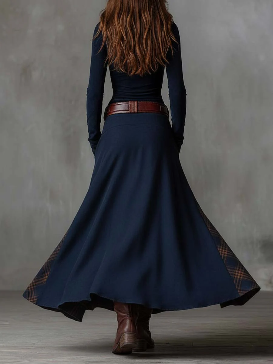 ELISE™ - ELEGANT SUEDE MAXI DRESS