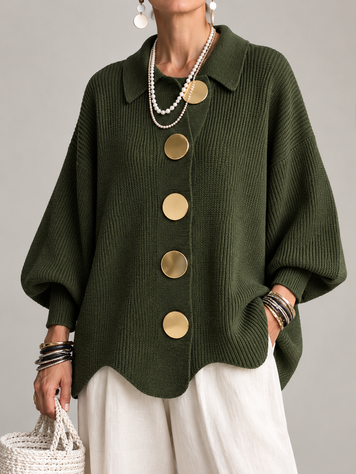 ARDELLE™ - OVERSIZED COLLARED CARDIGAN