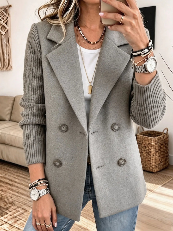 CARLA™ - ELEGANT COZY KNIT SLEEVE BLAZER