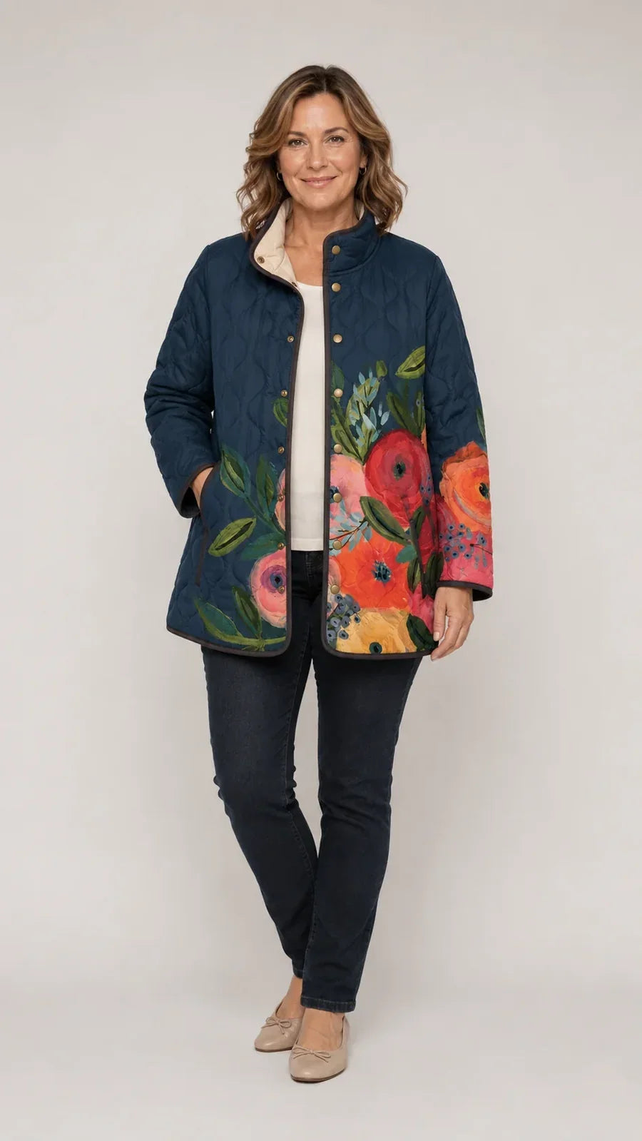 AMAYA™ - VINTAGE QUILTED FLORAL JACKET