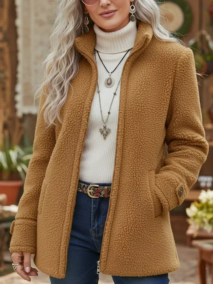 JUDITH™ - ELEGANT COZY COLLARED JACKET