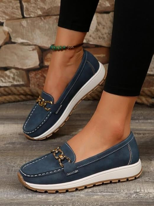 ELLA™ - ELEGANT COMFORT BUCKLE LOAFERS