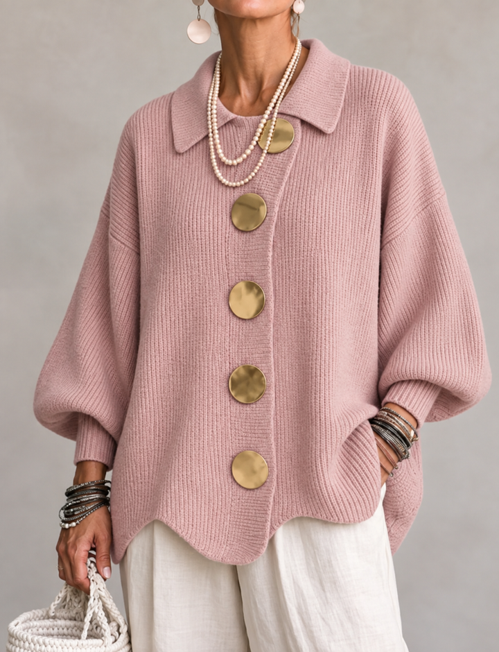ARDELLE™ - OVERSIZED COLLARED CARDIGAN