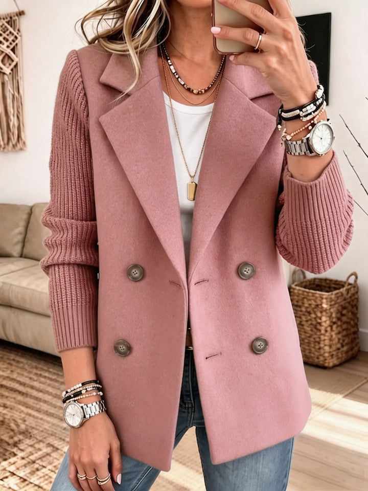 CARLA™ - ELEGANT COZY KNIT SLEEVE BLAZER