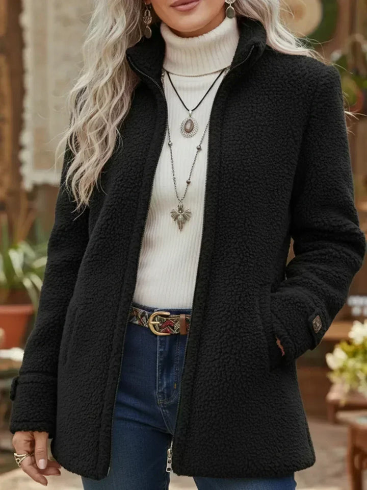 JUDITH™ - ELEGANT COZY COLLARED JACKET